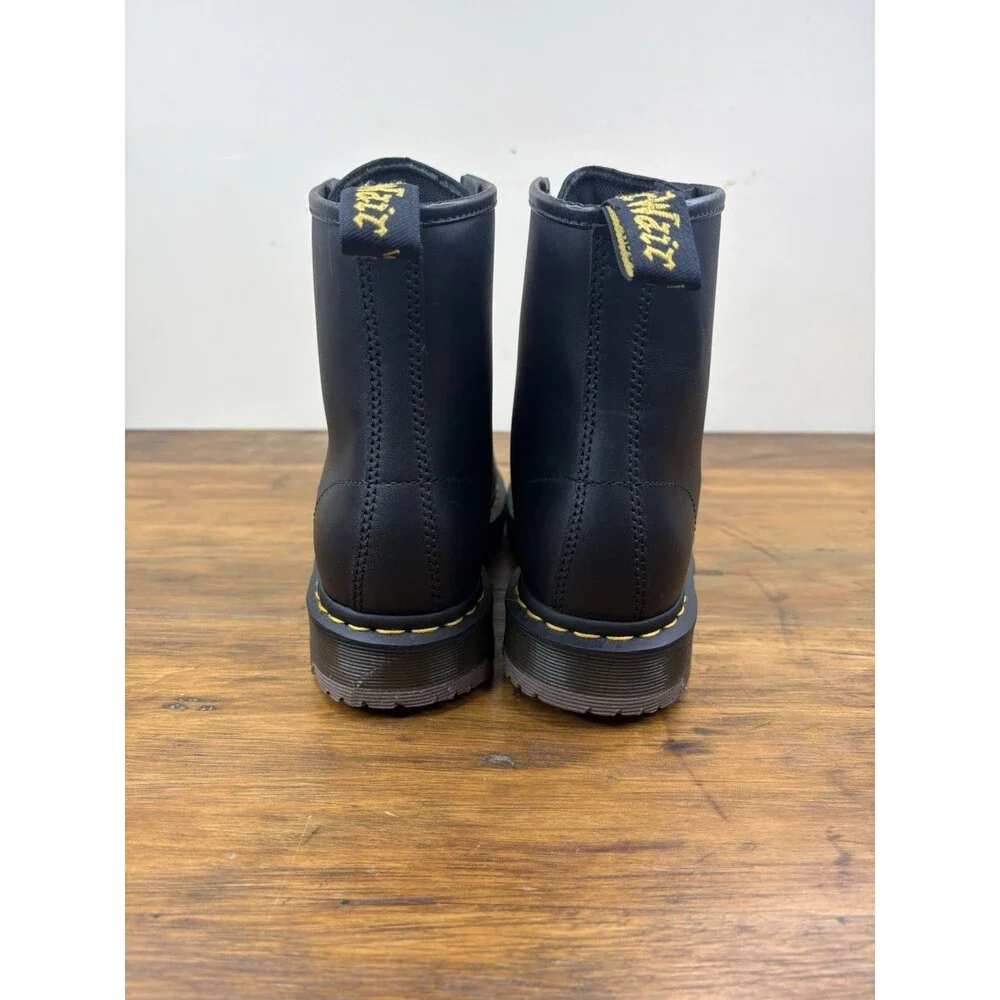 Dr Martens DM556 Mens Black Leather Steel Toe Work Safety Boots US 7 NWOB